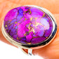 Purple Copper Composite Turquoise Rings handcrafted by Ana Silver Co - RING132383
