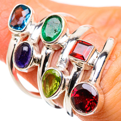 Garnet Rings handcrafted by Ana Silver Co - RING132389