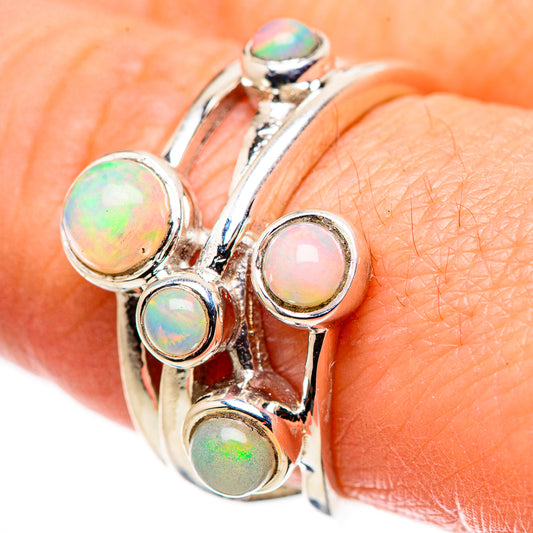Ethiopian Opal Rings handcrafted by Ana Silver Co - RING132391