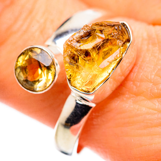 Citrine Rings handcrafted by Ana Silver Co - RING132397