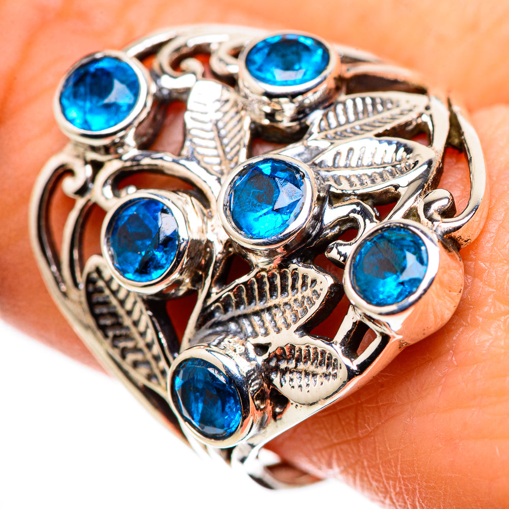 Swiss Blue Topaz Rings handcrafted by Ana Silver Co - RING132411