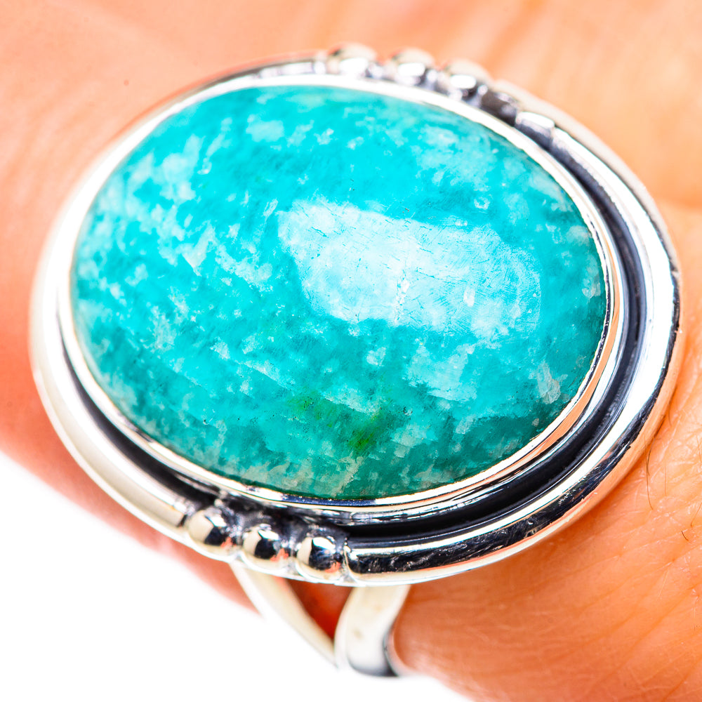 Amazonite Rings handcrafted by Ana Silver Co - RING132417