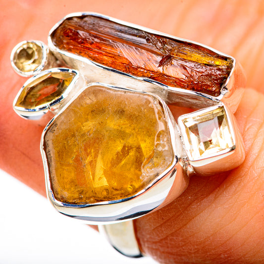 Citrine Rings handcrafted by Ana Silver Co - RING132418