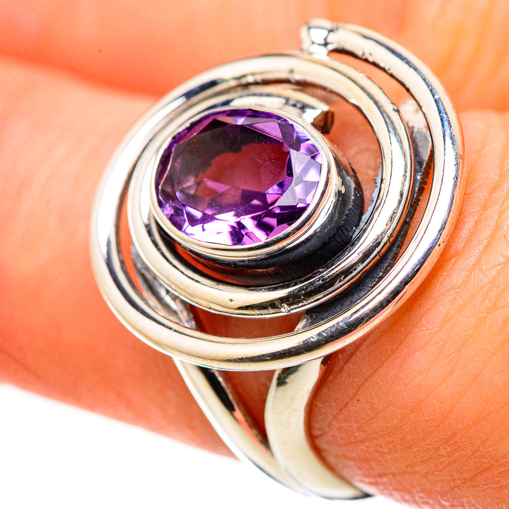 Amethyst Rings handcrafted by Ana Silver Co - RING132423