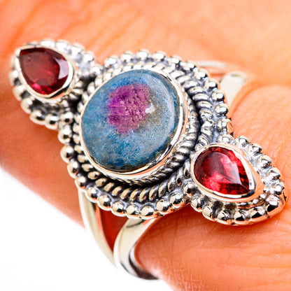 Ruby Fuchsite Rings handcrafted by Ana Silver Co - RING132427