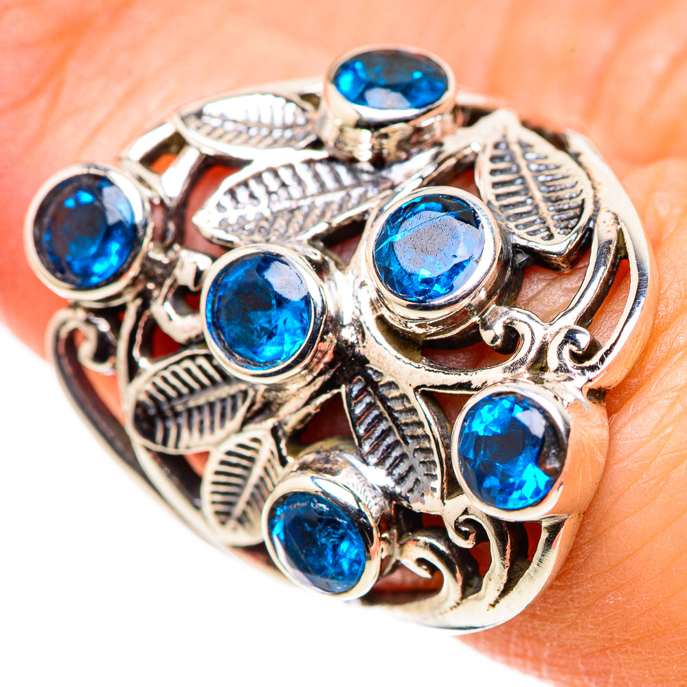 Swiss Blue Topaz Rings handcrafted by Ana Silver Co - RING132431