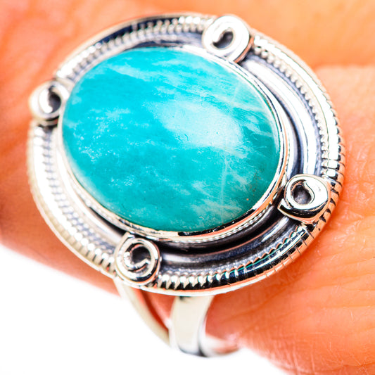 Amazonite Rings handcrafted by Ana Silver Co - RING132433