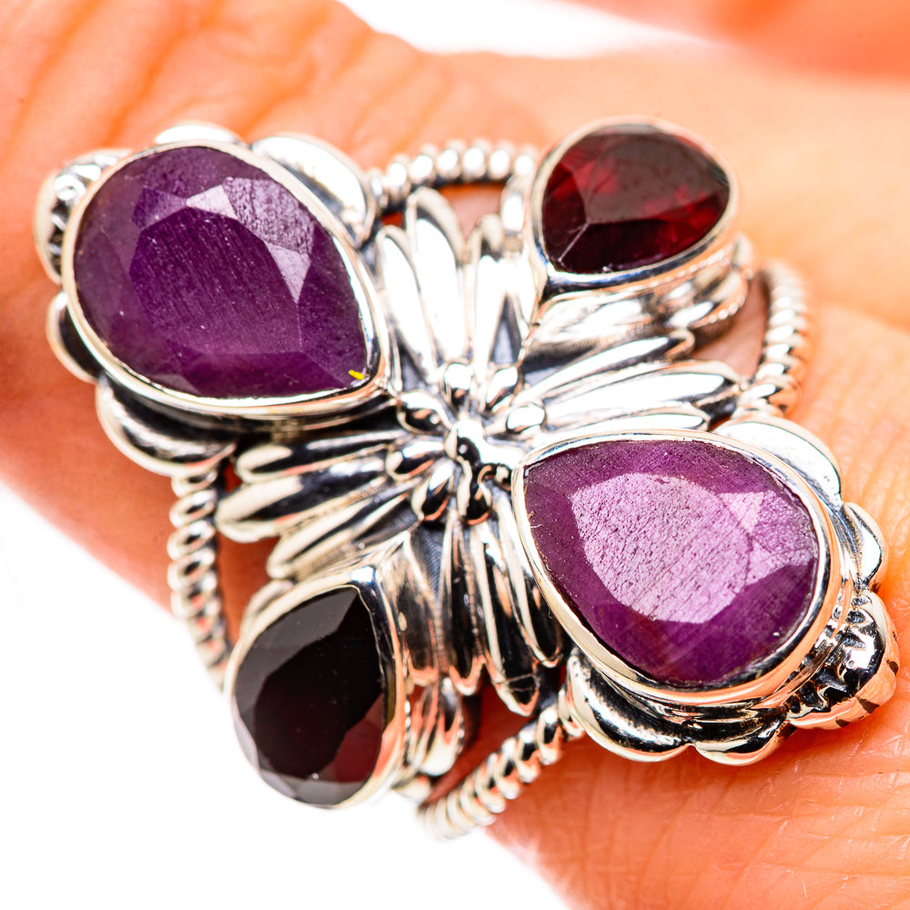 Ruby Rings handcrafted by Ana Silver Co - RING132437