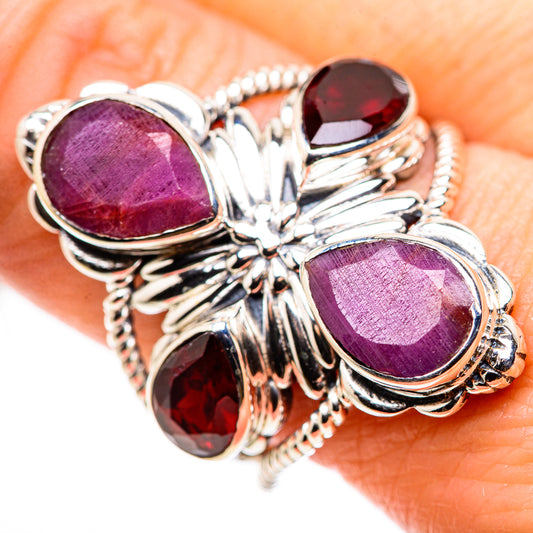 Ruby Rings handcrafted by Ana Silver Co - RING132451