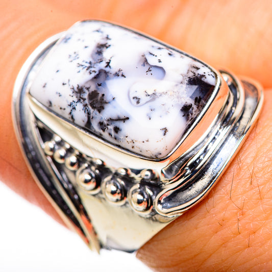 Dendritic Opal Rings handcrafted by Ana Silver Co - RING132458