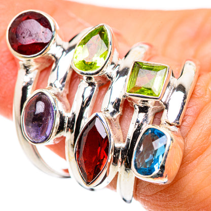 Garnet Rings handcrafted by Ana Silver Co - RING132459