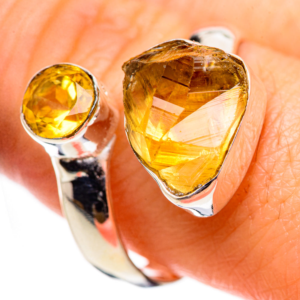 Citrine Rings handcrafted by Ana Silver Co - RING132468