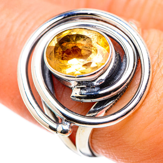 Citrine Rings handcrafted by Ana Silver Co - RING132469