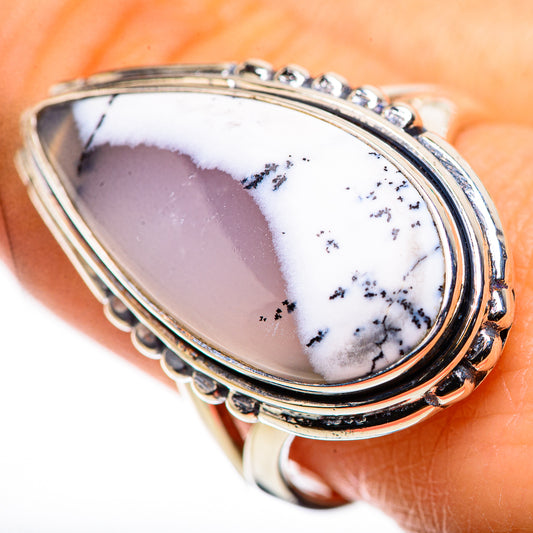Dendritic Opal Rings handcrafted by Ana Silver Co - RING132475