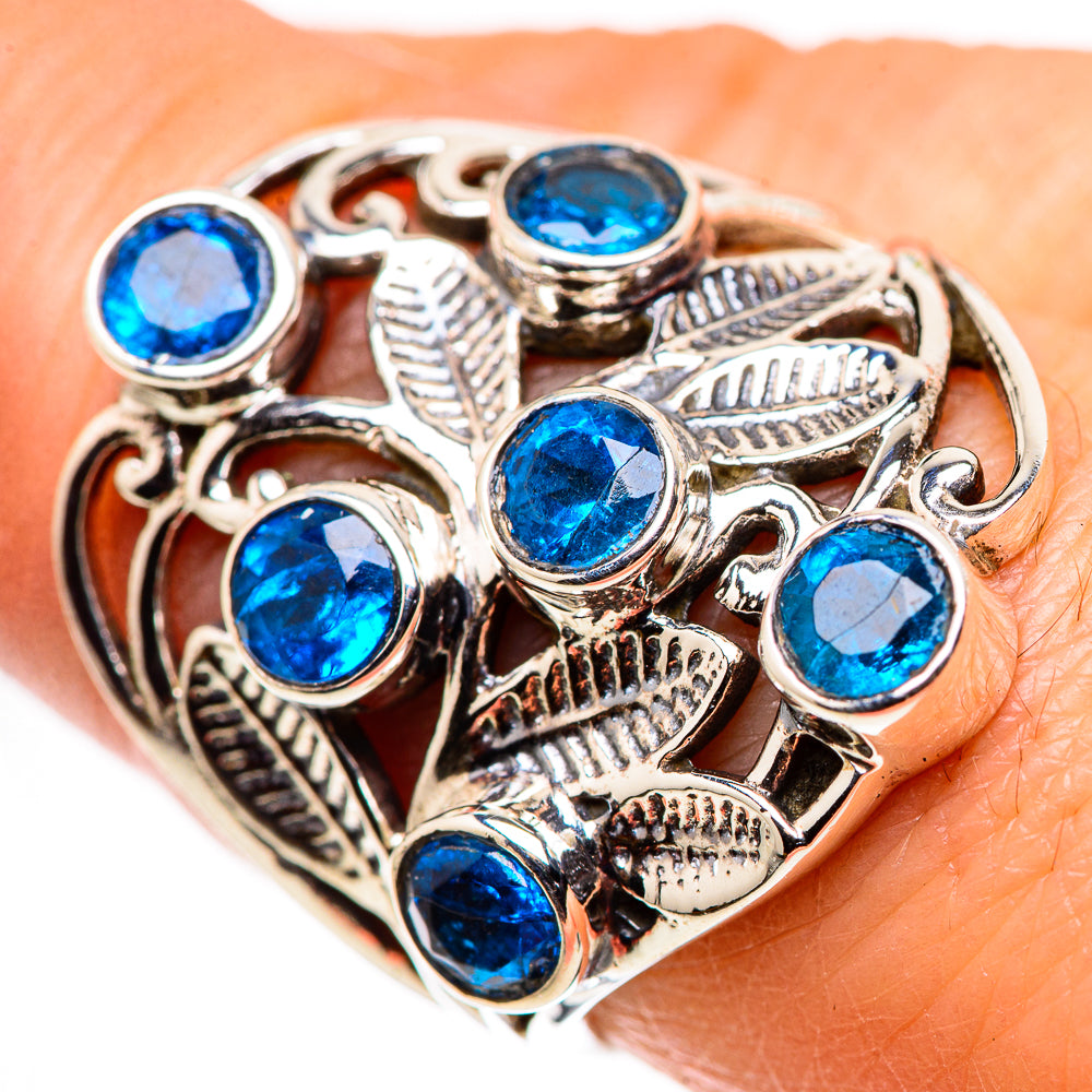 Swiss Blue Topaz Rings handcrafted by Ana Silver Co - RING132476