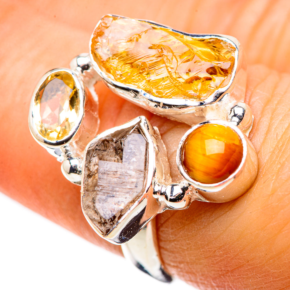 Citrine Rings handcrafted by Ana Silver Co - RING132481