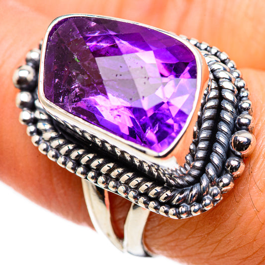 Amethyst Rings handcrafted by Ana Silver Co - RING132484