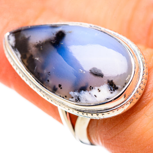 Dendritic Opal Rings handcrafted by Ana Silver Co - RING132486
