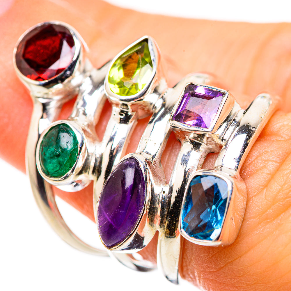 Garnet Rings handcrafted by Ana Silver Co - RING132489