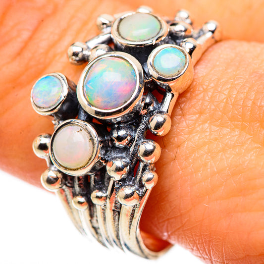 Ethiopian Opal Rings handcrafted by Ana Silver Co - RING132490
