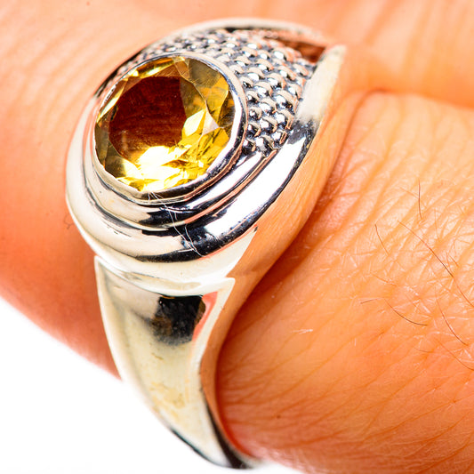 Citrine Rings handcrafted by Ana Silver Co - RING132497