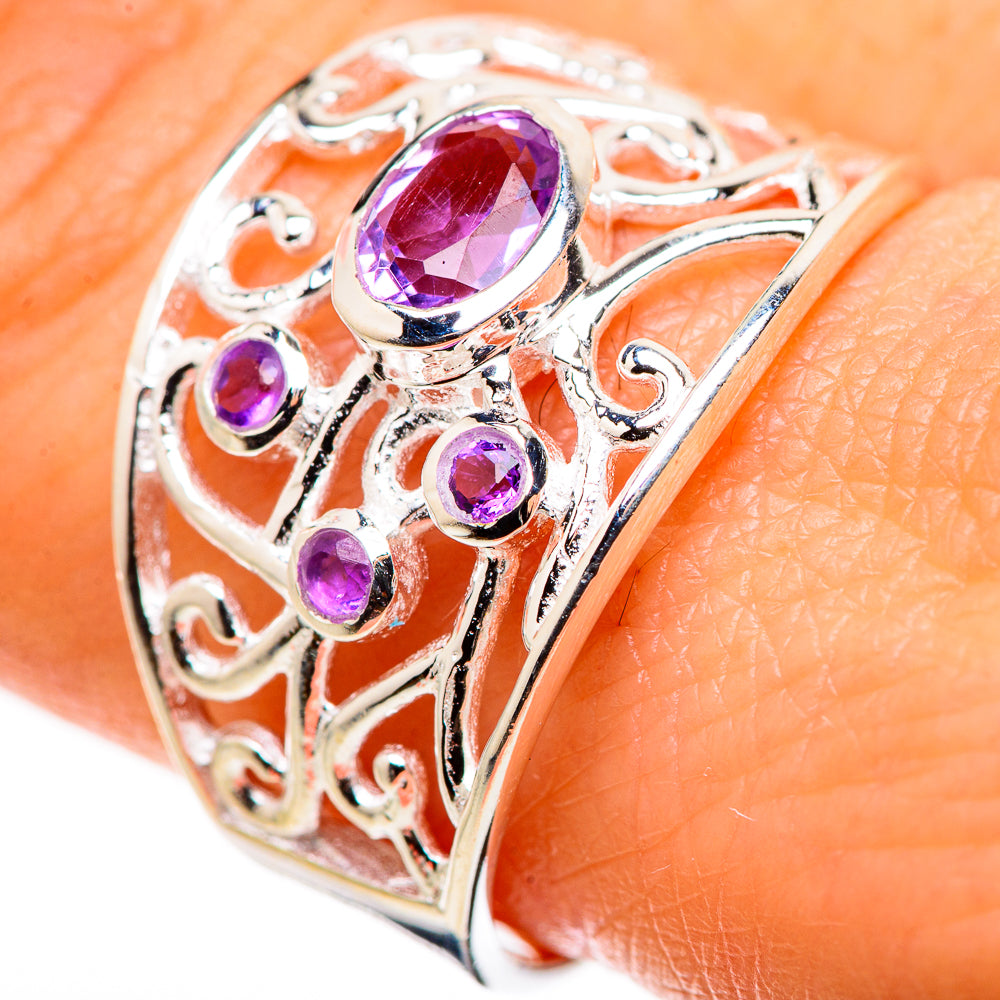 Amethyst Rings handcrafted by Ana Silver Co - RING132498