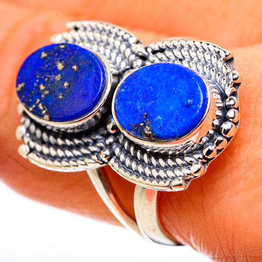 Lapis Lazuli Rings handcrafted by Ana Silver Co - RING132504