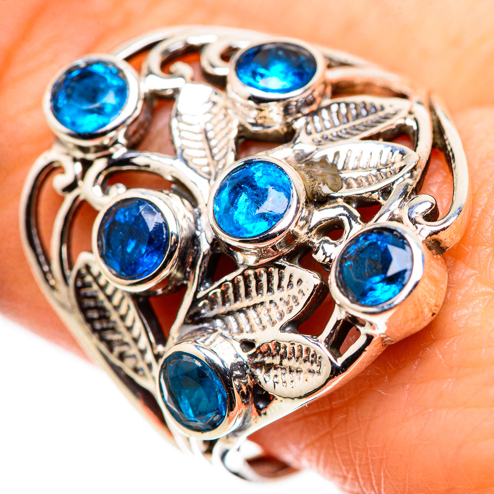 Swiss Blue Topaz Rings handcrafted by Ana Silver Co - RING132505
