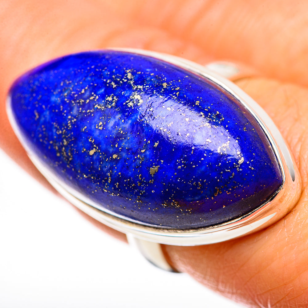 Lapis Lazuli Rings handcrafted by Ana Silver Co - RING132519