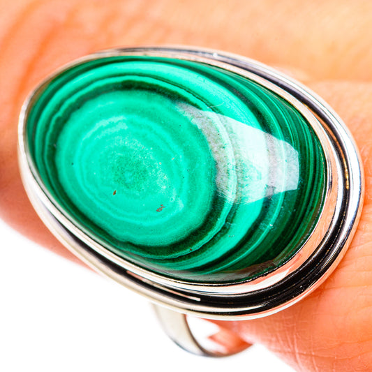 Malachite Rings handcrafted by Ana Silver Co - RING132522
