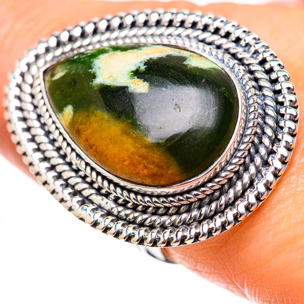 Rainforest Opal Rings handcrafted by Ana Silver Co - RING132525