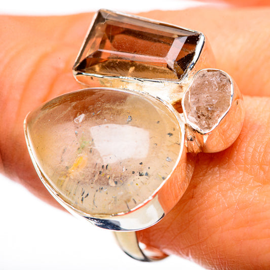 Rutilated Quartz Rings handcrafted by Ana Silver Co - RING132529