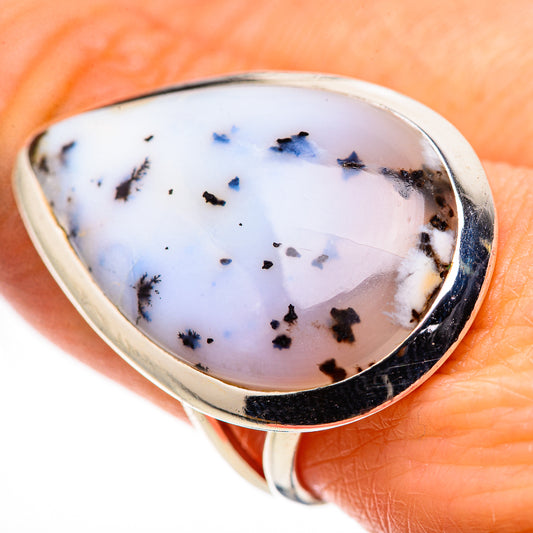 Dendritic Opal Rings handcrafted by Ana Silver Co - RING132538