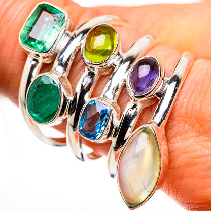 Prehnite Rings handcrafted by Ana Silver Co - RING132542