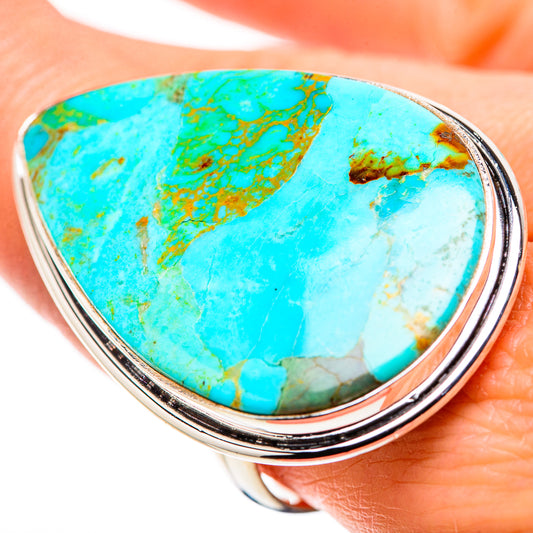 Chrysocolla Rings handcrafted by Ana Silver Co - RING132549