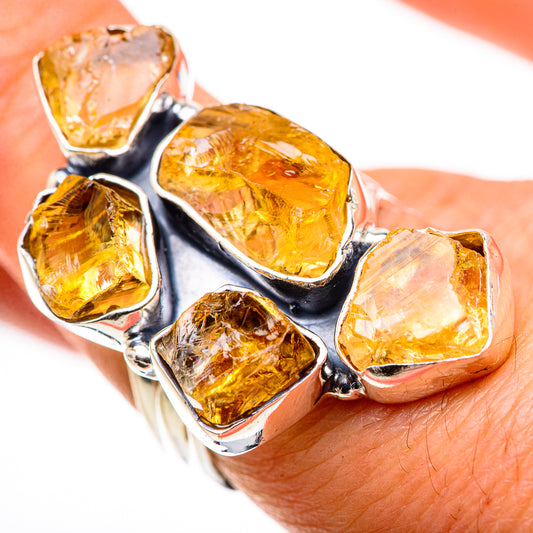 Citrine Rings handcrafted by Ana Silver Co - RING132556