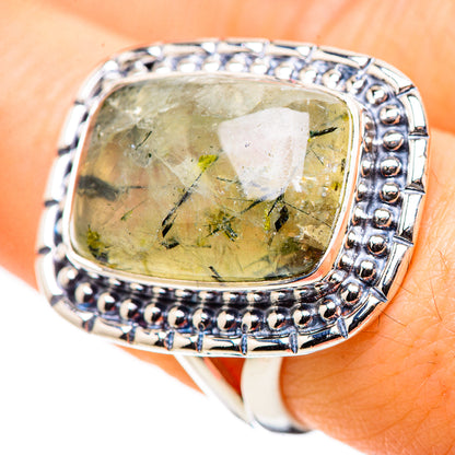 Prehnite Rings handcrafted by Ana Silver Co - RING132566