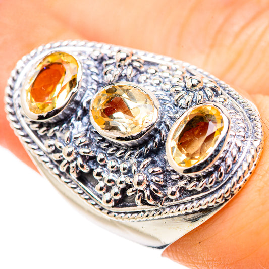 Citrine Rings handcrafted by Ana Silver Co - RING132567