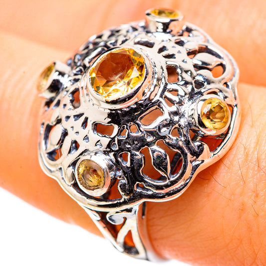 Citrine Rings handcrafted by Ana Silver Co - RING132568