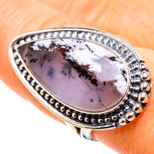 Dendritic Opal Rings handcrafted by Ana Silver Co - RING132575