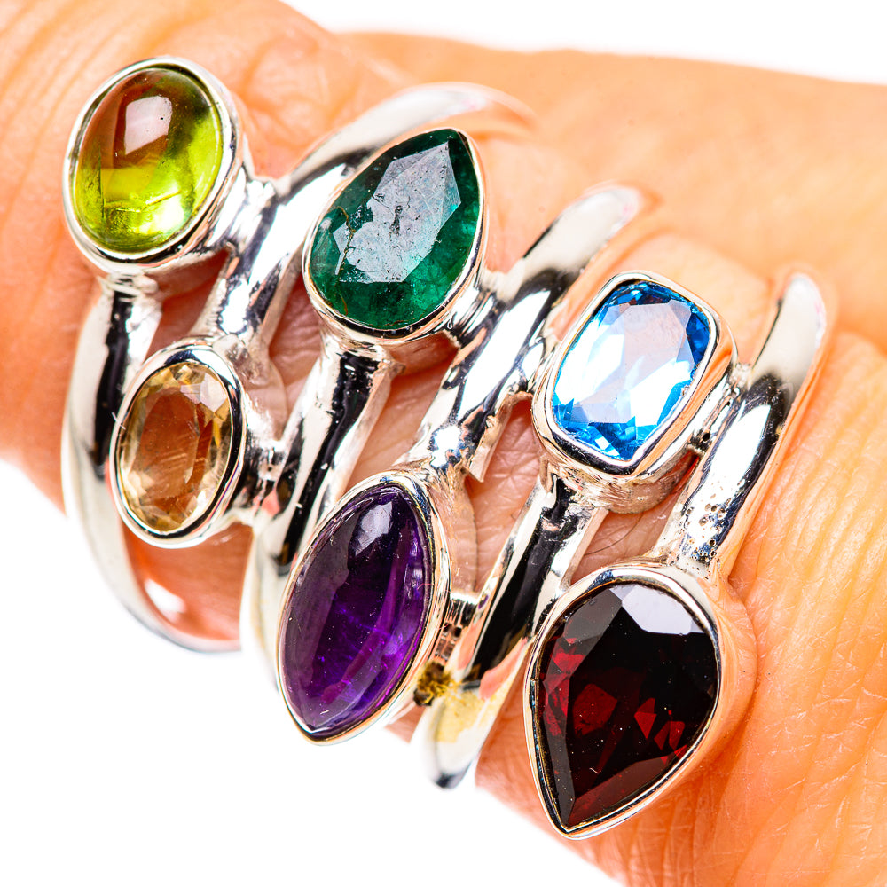 Garnet Rings handcrafted by Ana Silver Co - RING132576