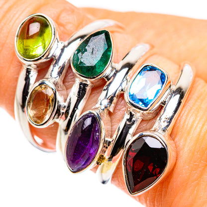 Garnet Rings handcrafted by Ana Silver Co - RING132576
