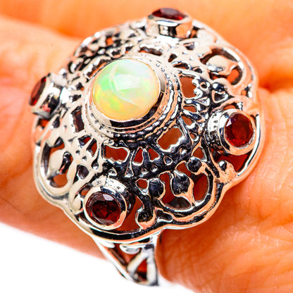 Ethiopian Opal Rings handcrafted by Ana Silver Co - RING132579