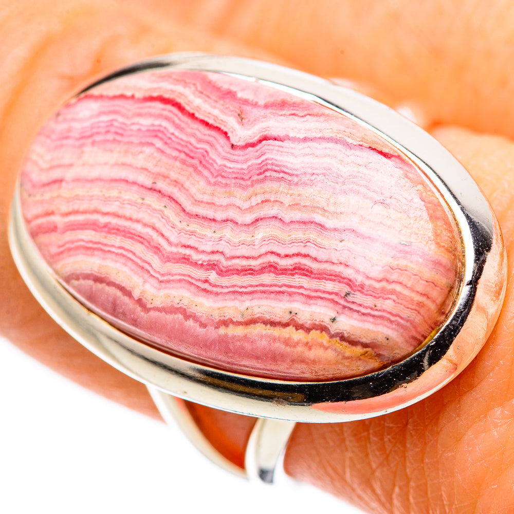 Rhodochrosite Rings handcrafted by Ana Silver Co - RING132589