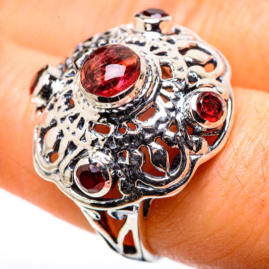Garnet Rings handcrafted by Ana Silver Co - RING132591