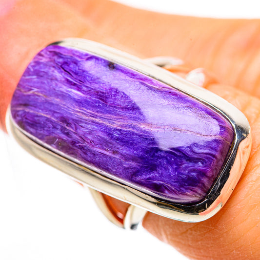 Charoite Rings handcrafted by Ana Silver Co - RING132593