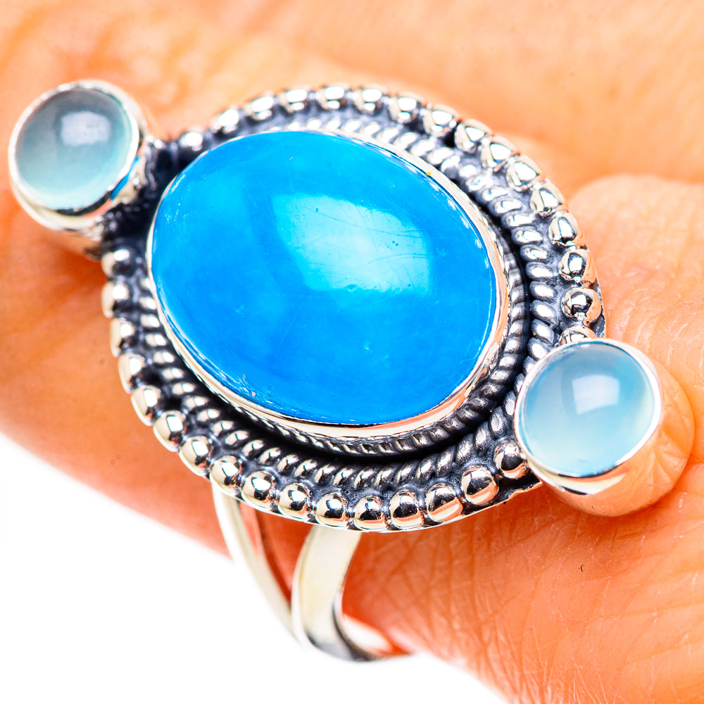 Smithsonite Rings handcrafted by Ana Silver Co - RING132608