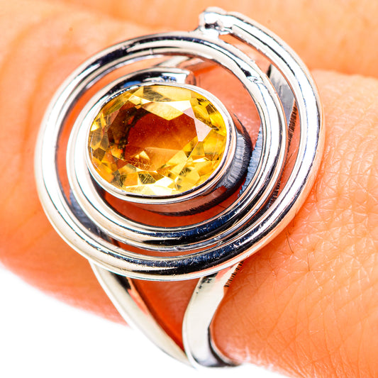 Citrine Rings handcrafted by Ana Silver Co - RING132613