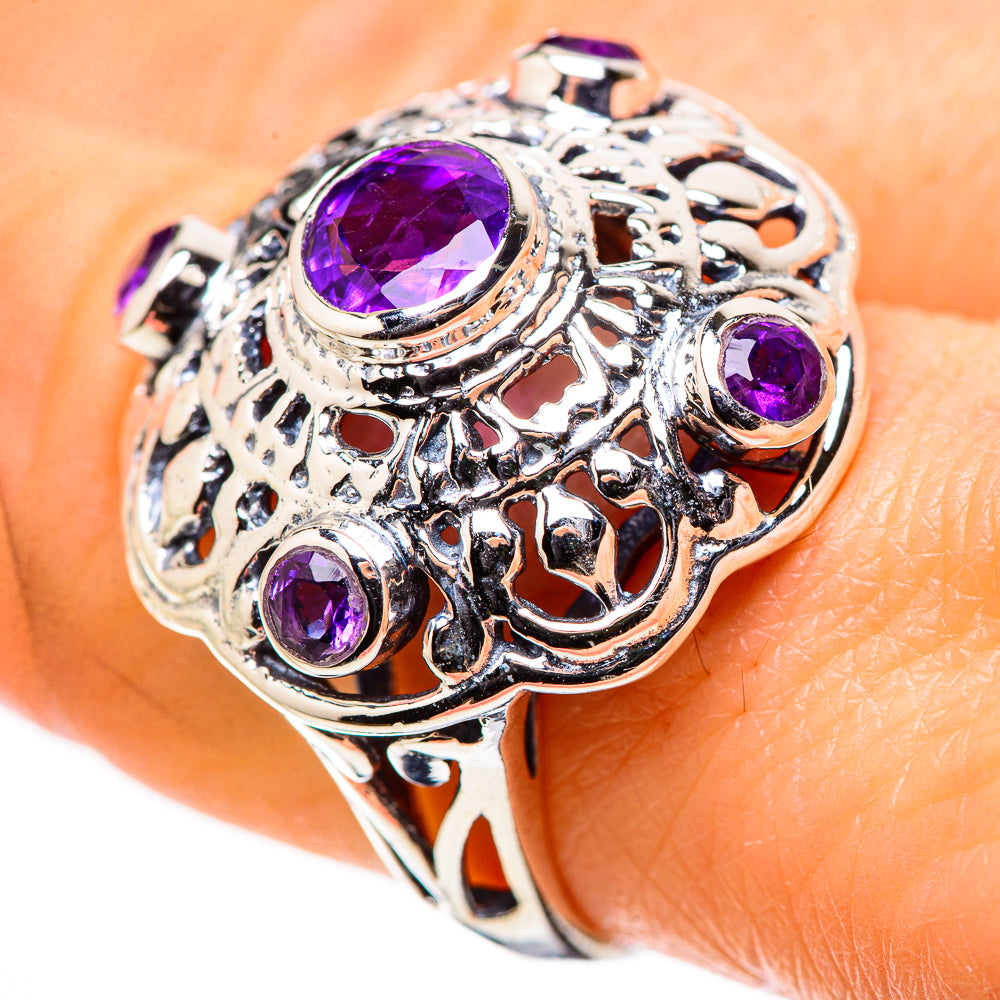 Amethyst Rings handcrafted by Ana Silver Co - RING132616