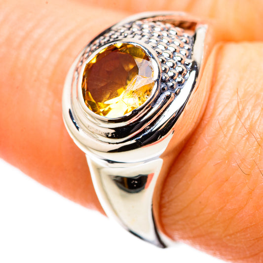 Citrine Rings handcrafted by Ana Silver Co - RING132634